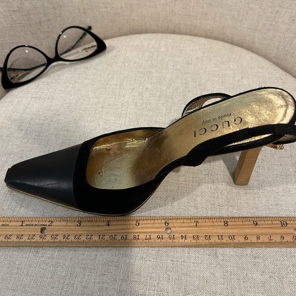 Vintage Gucci Slingback Heels - Picture 14 of 15